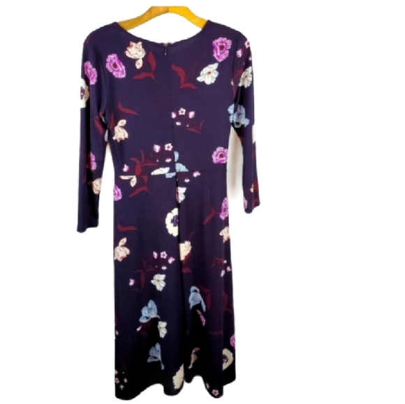 Ann Taylor Loft Midi Dress Botanical Tulip Circle - Picture 6 of 6